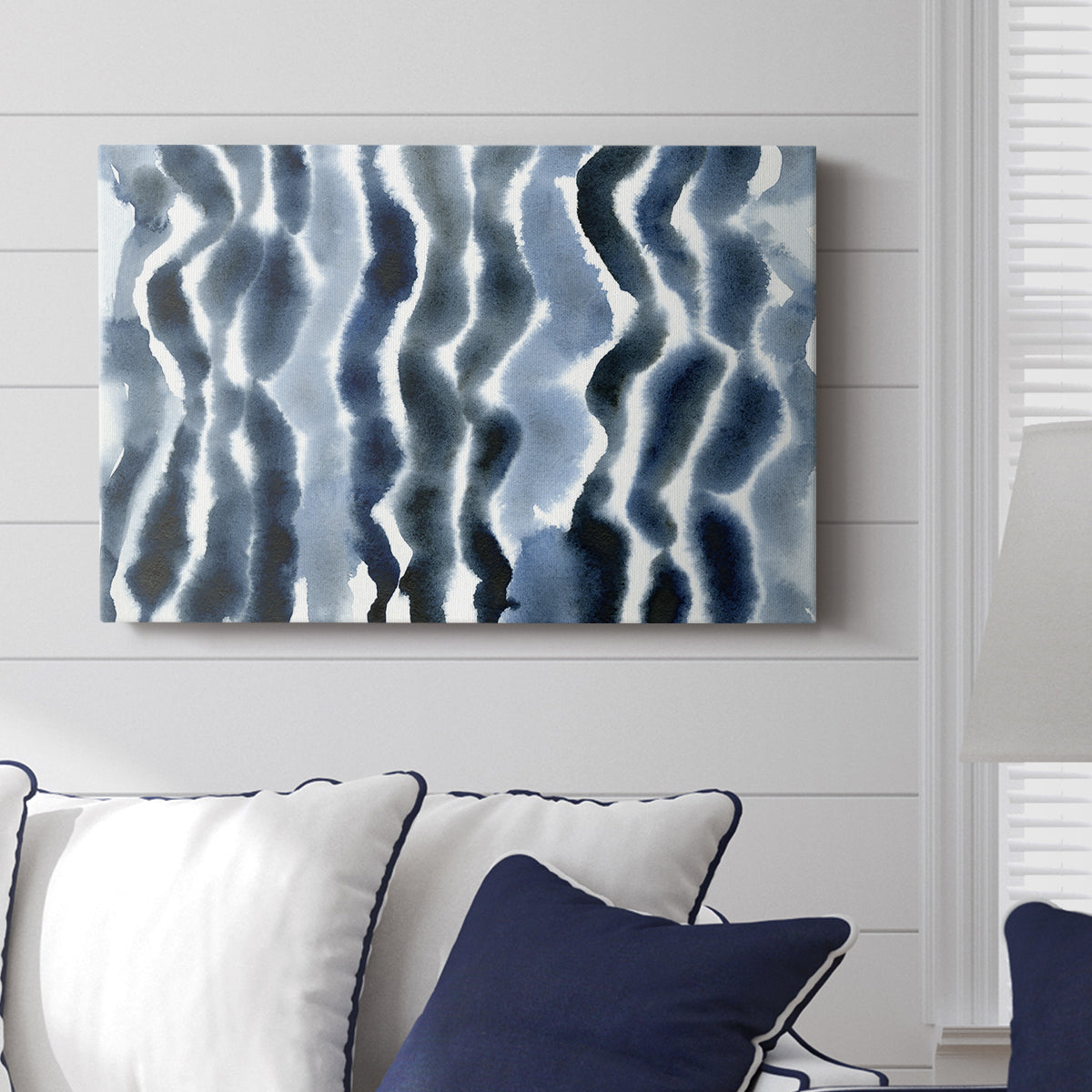 True Blue Wave I - Canvas Art Print