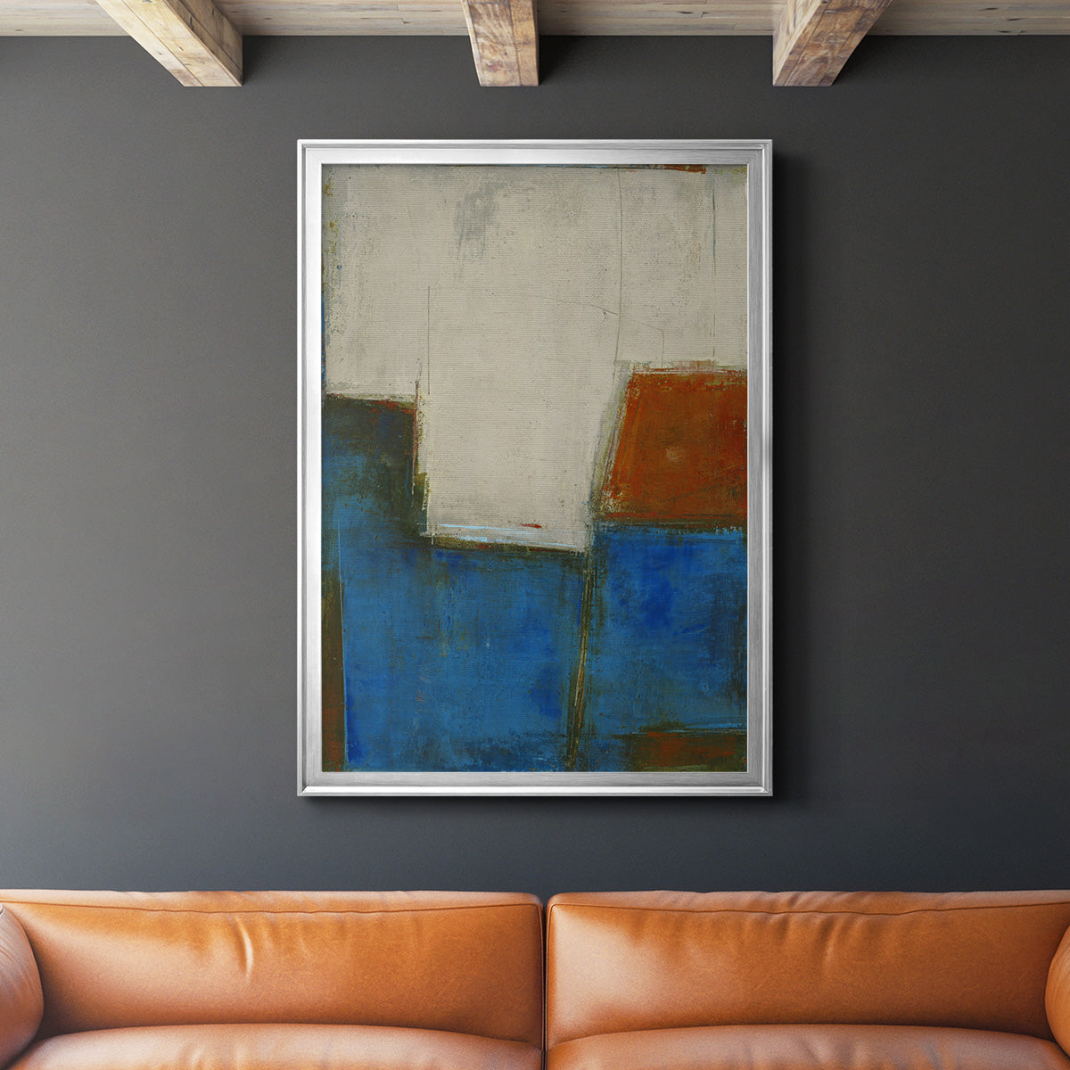 Complex Thought - Modern Framed Canvas Print