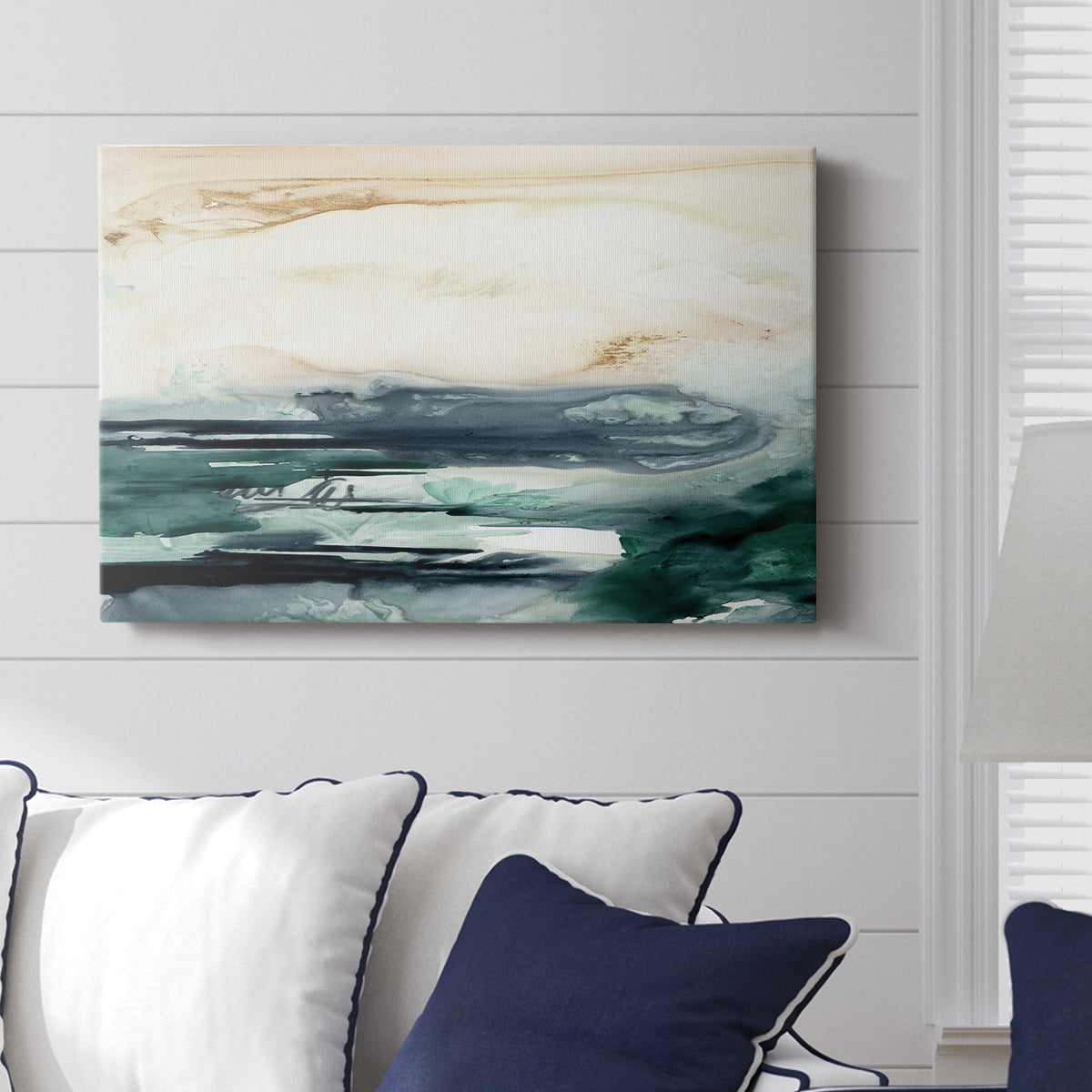 Sea Foam Flow II - Canvas Art Print