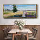 The Promenade, Argenteuil, 1875 - Floater Framed Canvas Print