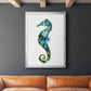 Seahorse - Modern Framed Canvas Print