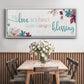 Family Blessing - Floater Framed Canvas Print