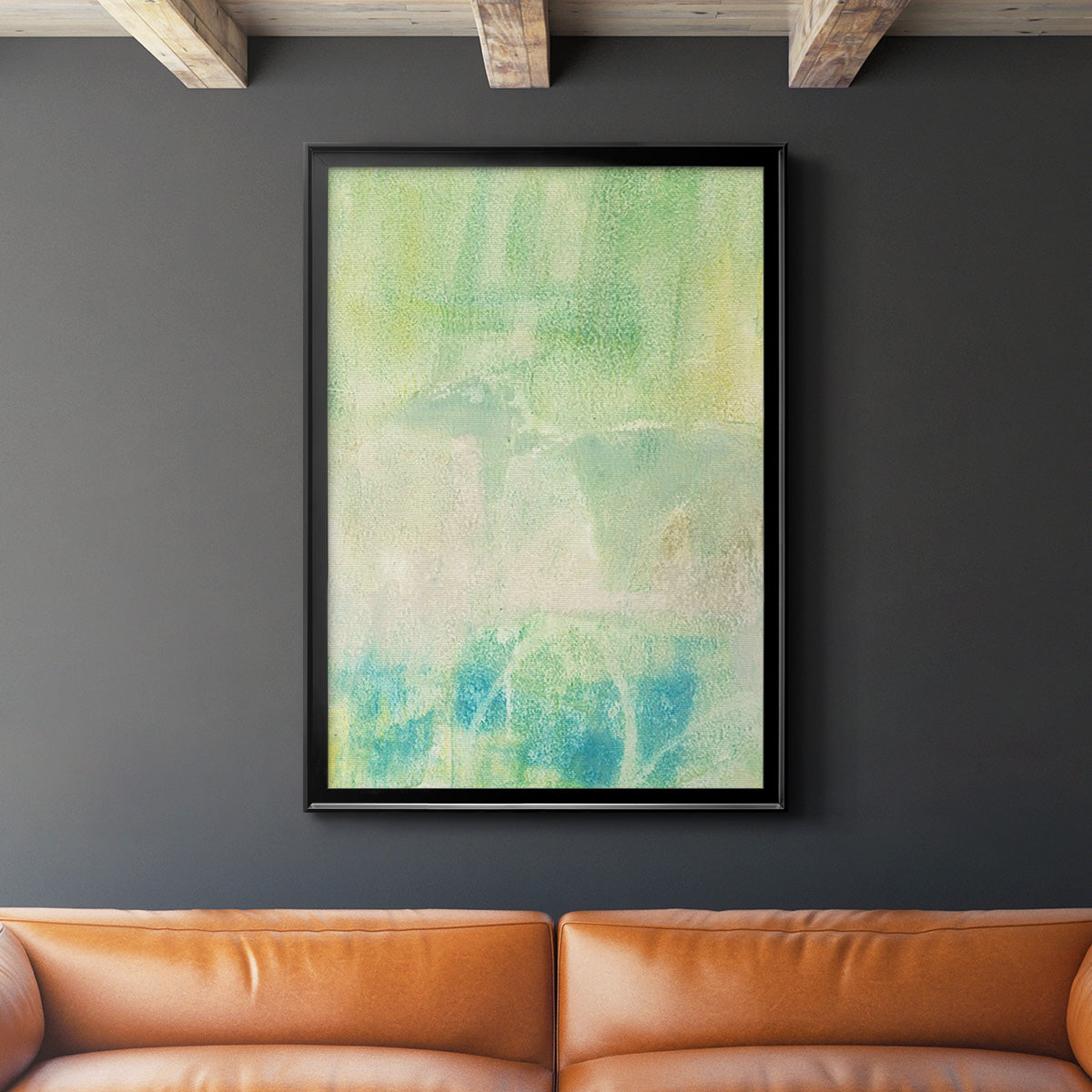 Serus I - Modern Framed Canvas Print