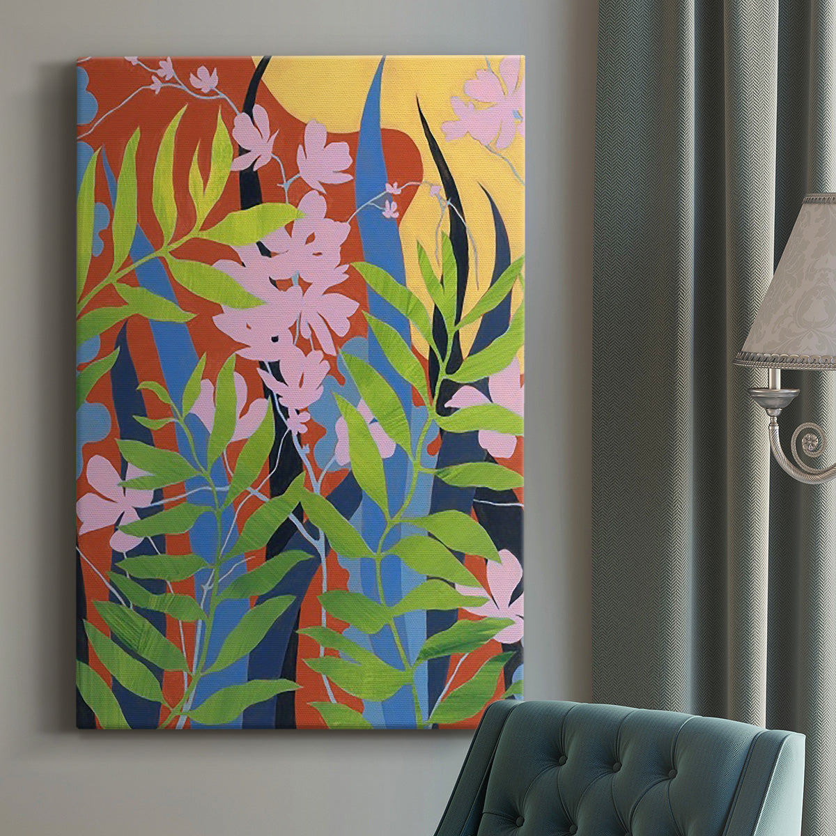 Bold Bright & Wild I Premium Gallery Wrapped Canvas - Ready to Hang