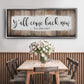 Y'all Come Back Now - Floater Framed Canvas Print