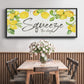 Lemon Squeeze - Floater Framed Canvas Print