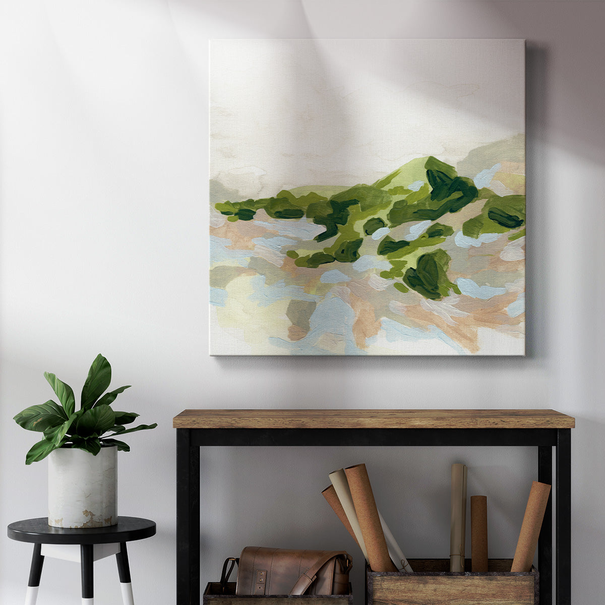 Emerald Hills II - Canvas Art Print