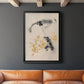 Charcoal Remnants I - Modern Framed Canvas Print