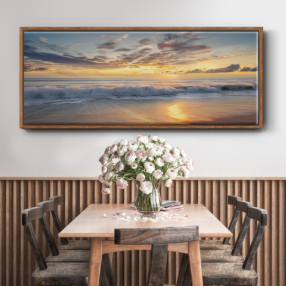 Azio Island - Floater Framed Canvas Print
