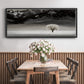 Solitary Tree - Floater Framed Canvas Print
