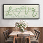 Shiplap Vines Love - Floater Framed Canvas Print