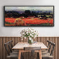 The Poppy Blumenfeld (The Barn) - Floater Framed Canvas Print