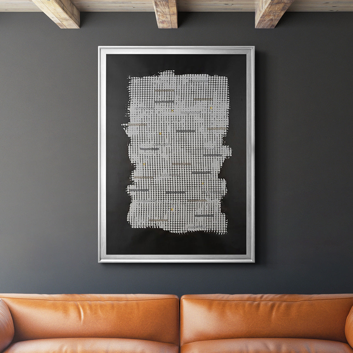 Bits & Bytes I - Modern Framed Canvas Print