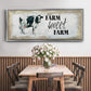 Farm Sweet Farm II - Floater Framed Canvas Print