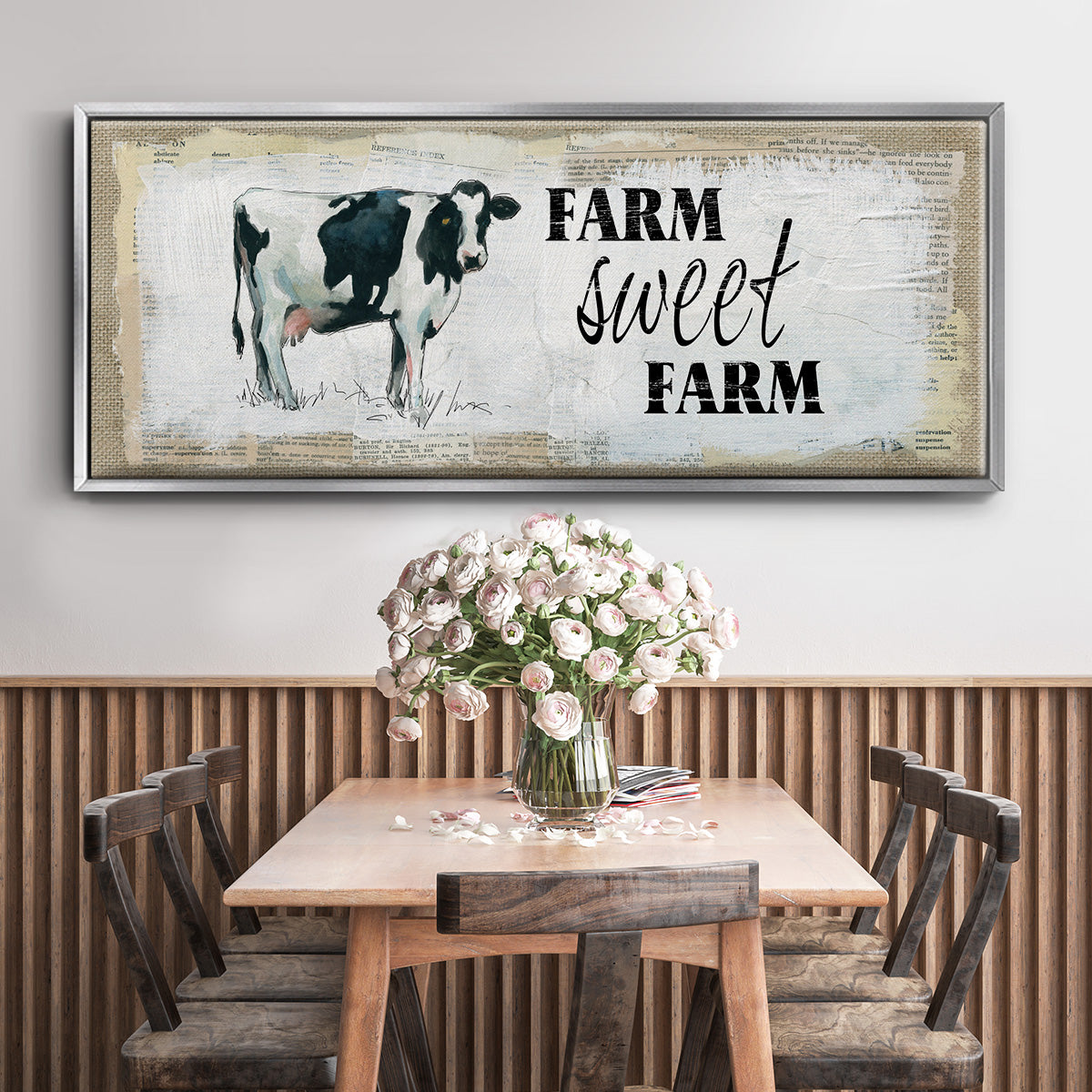 Farm Sweet Farm II - Floater Framed Canvas Print