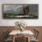 Stormy Seascape, 1867 - Floater Framed Canvas Print
