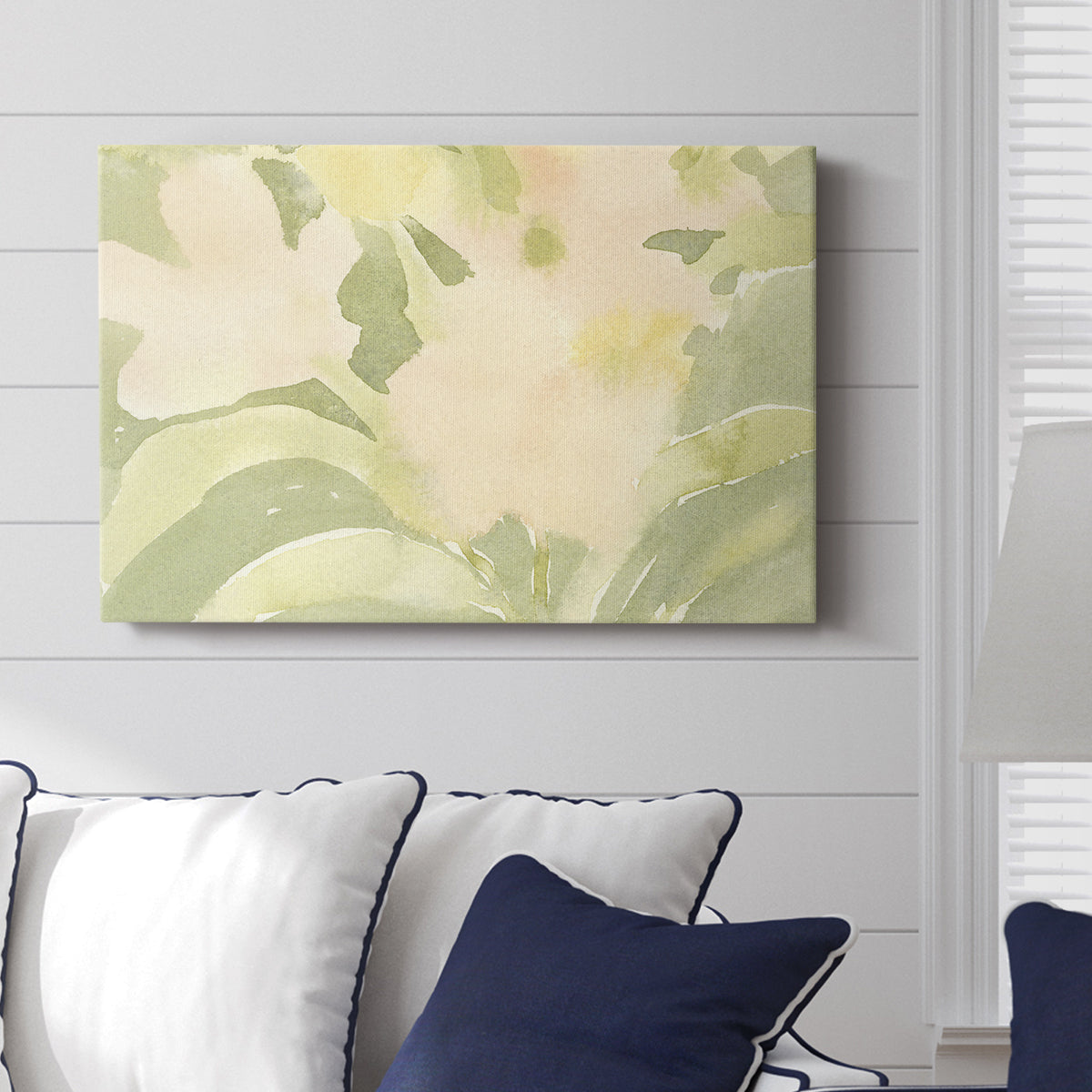 Verdant Floral Abstract II - Canvas Art Print