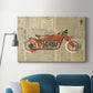 Vintage Red Premium Gallery Wrapped Canvas - Ready to Hang