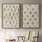 Vintage Blockprint I - Premium Framed Canvas 2 Piece Set - Ready to Hang