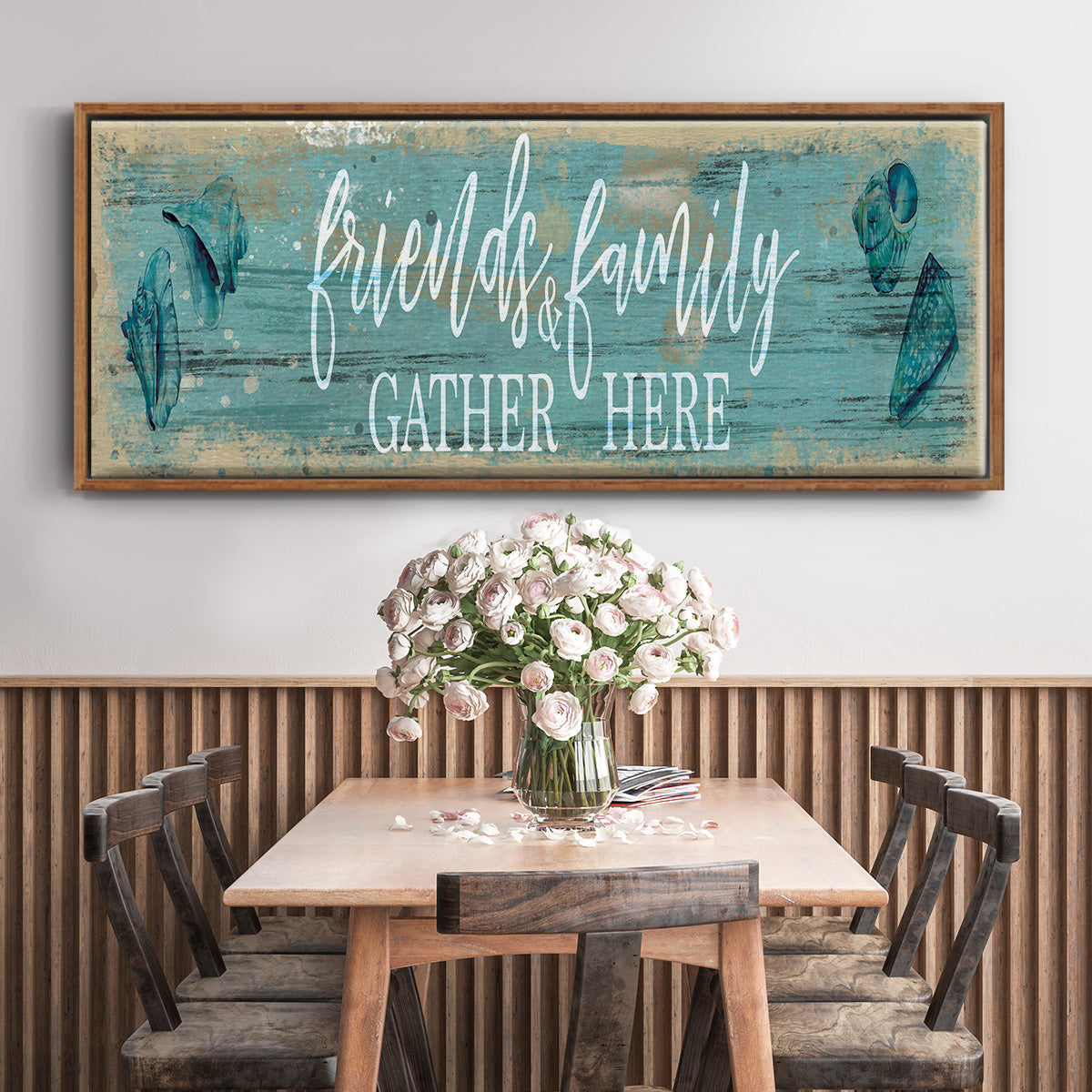 Friends and Family - Floater Framed Canvas Print