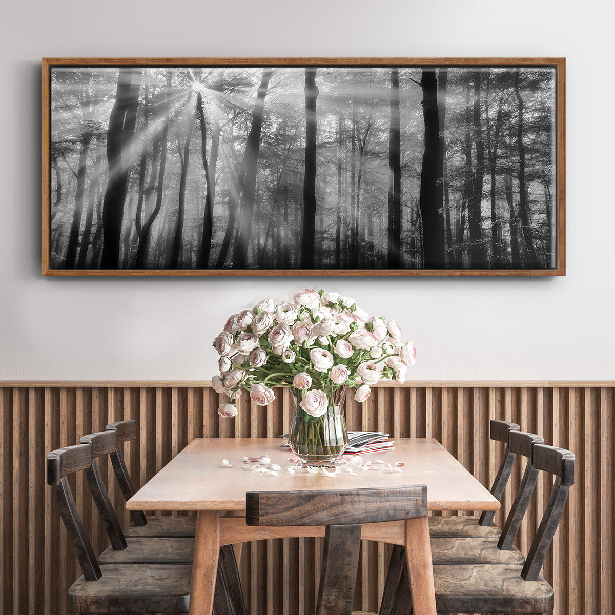 Breaking Through - Floater Framed Canvas Print