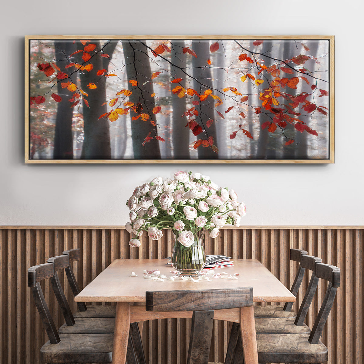 Falling Moments - Floater Framed Canvas Print