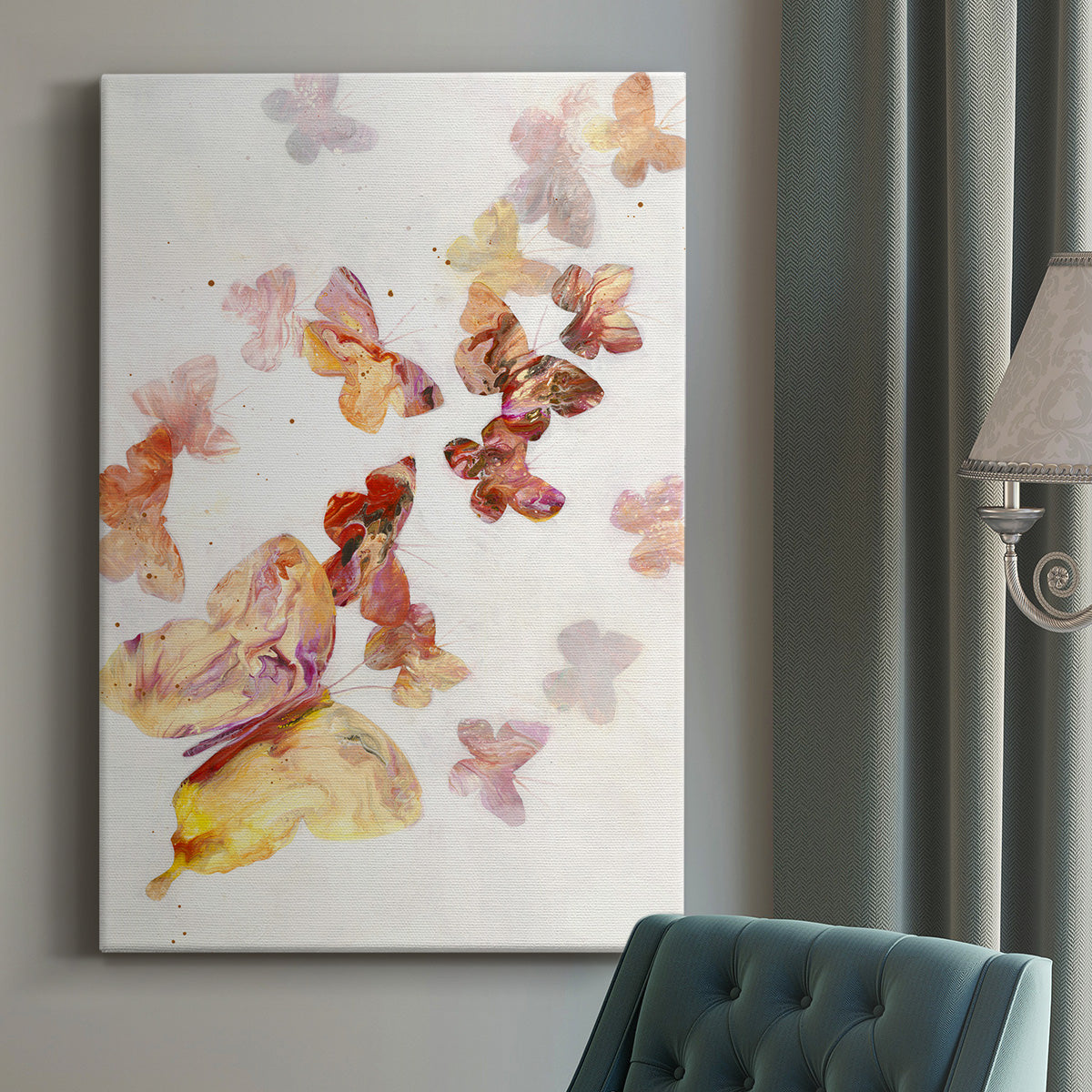 All A Flutter Premium Gallery Wrapped Canvas - Ready to Hang