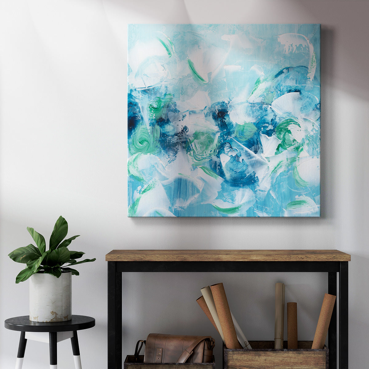 Abstract Cloud Cover II-Premium Gallery Wrapped Canvas - Ready to Hang