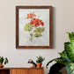 Linen Geranium - Premium Canvas Framed in Barnwood - Ready to Hang