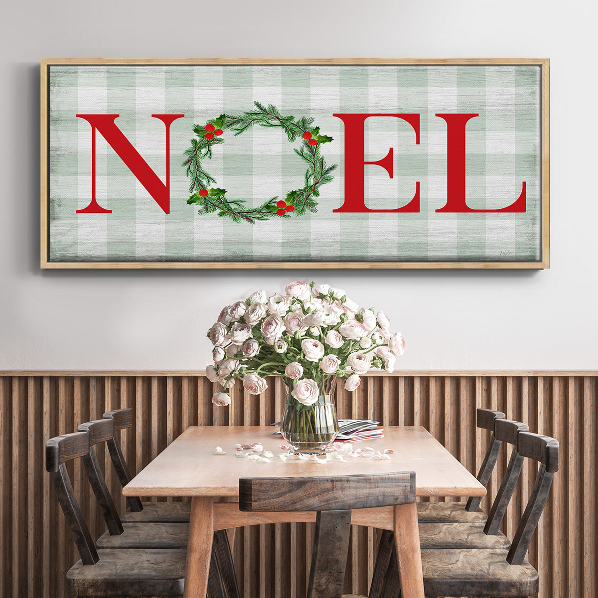 Noel - Floater Framed Canvas Print