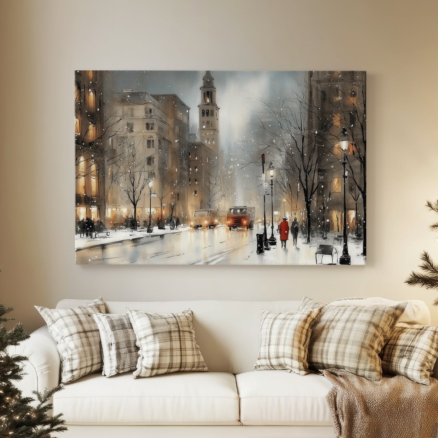 Honeyed Mistletoe at Dawn - Canvas Art Print