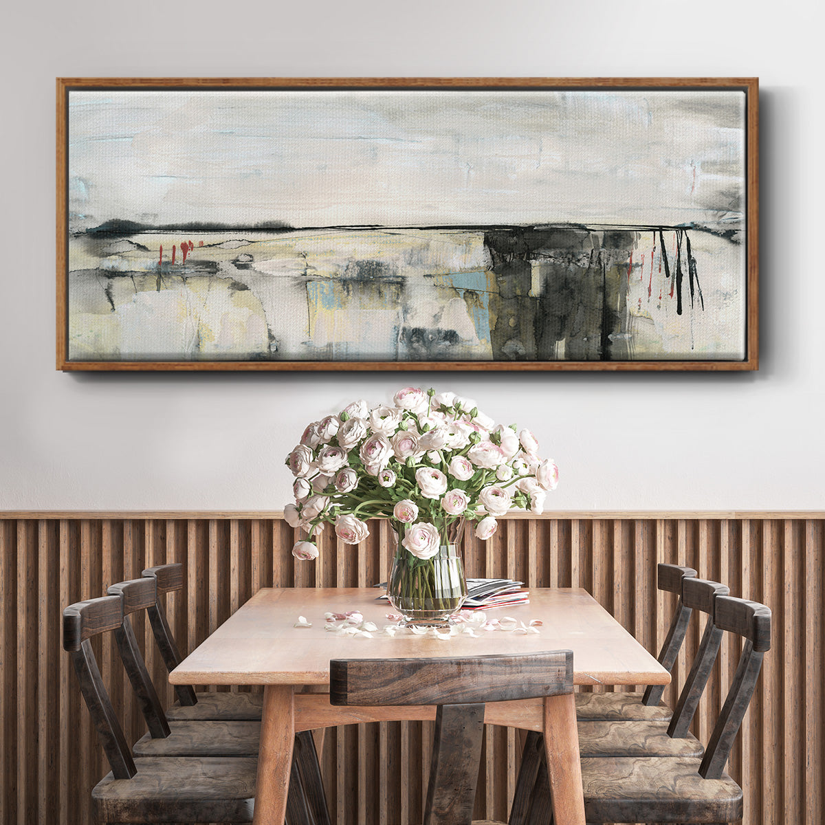 Valley View II - Floater Framed Canvas Print