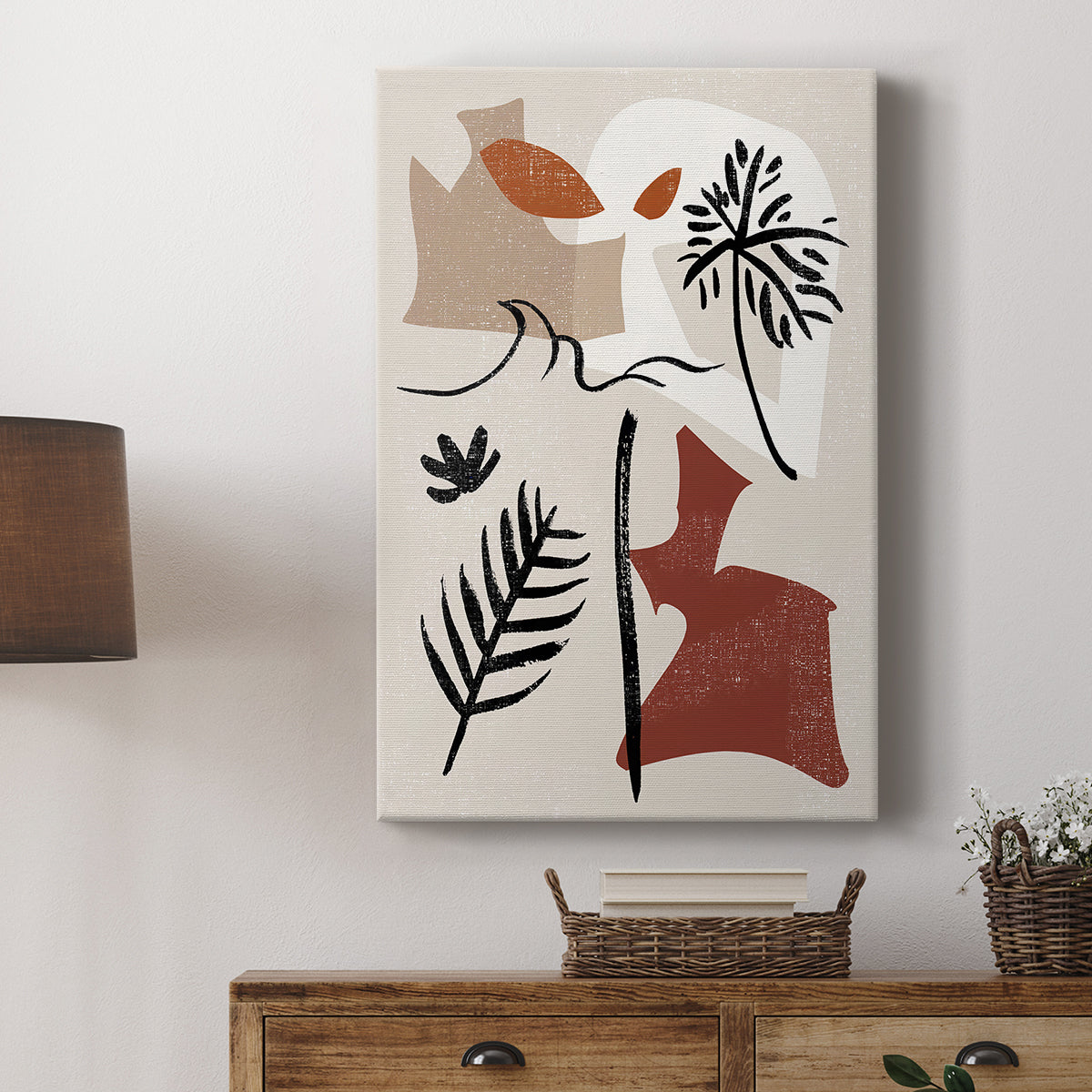 Soft Palms VI - Canvas Art Print