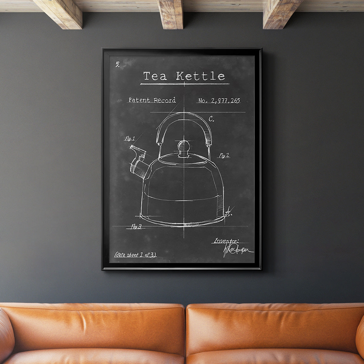 Morning Routine V - Modern Framed Canvas Print