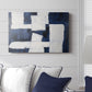 Blue and White Abstract XCV - Canvas Art Print