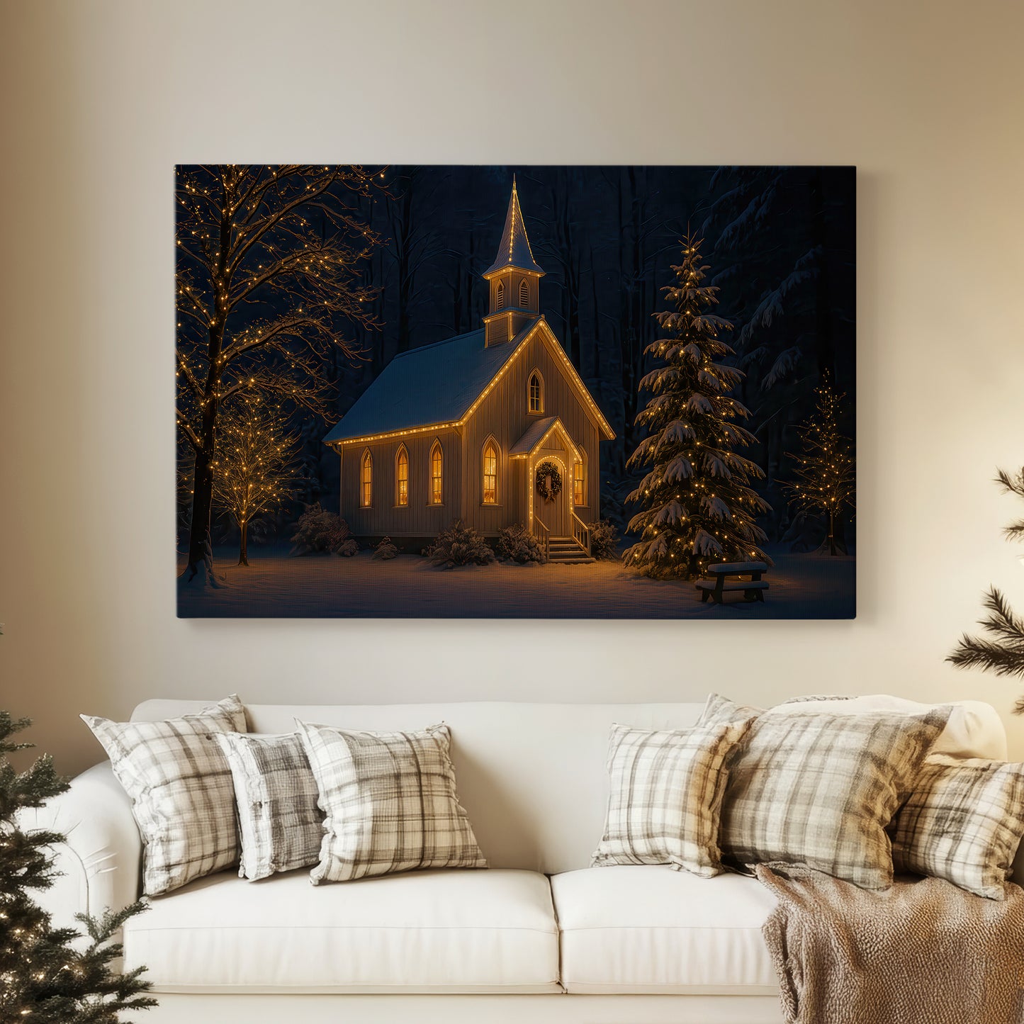 Quiet Whisper of Manger - Canvas Art Print