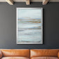 Muted Misty Marsh II - Modern Framed Canvas Print