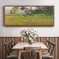 Morning Landscape, Giverny, 1888 - Floater Framed Canvas Print