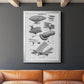 Industrial Flight - Modern Framed Canvas Print