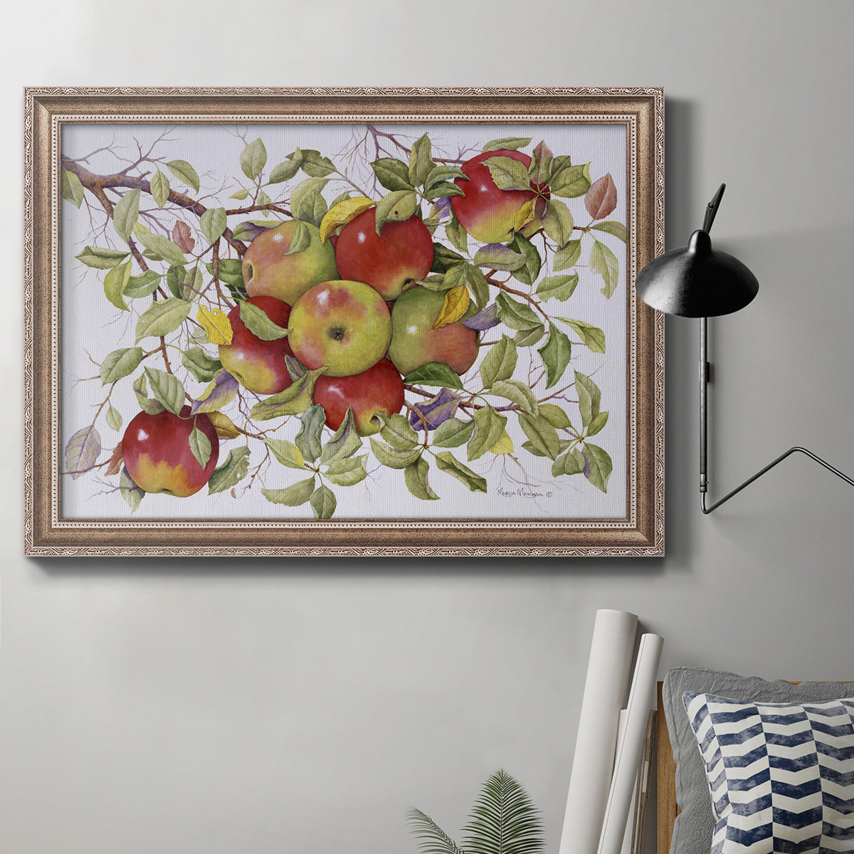 Apples Premium Framed Canvas- Ready to Hang