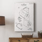 Toilet Paper Patent II - Canvas Art Print