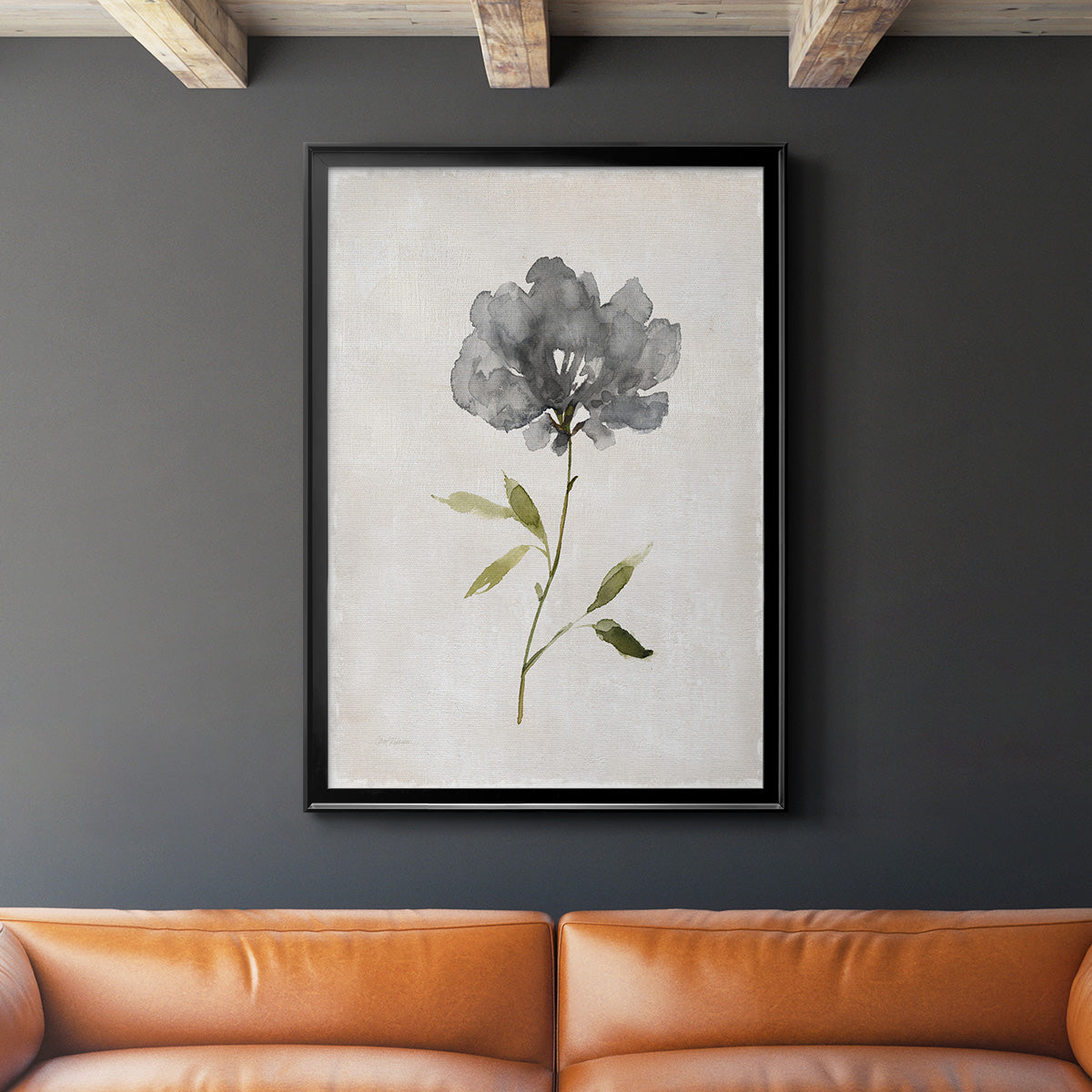 Botanical Beauty I - Modern Framed Canvas Print