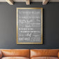 Neutral Kitchen Rules - Modern Framed Canvas Print