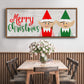 Christmas Elf Couple - Floater Framed Canvas Print