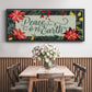 Bright Christmas Night Collection D - Floater Framed Canvas Print