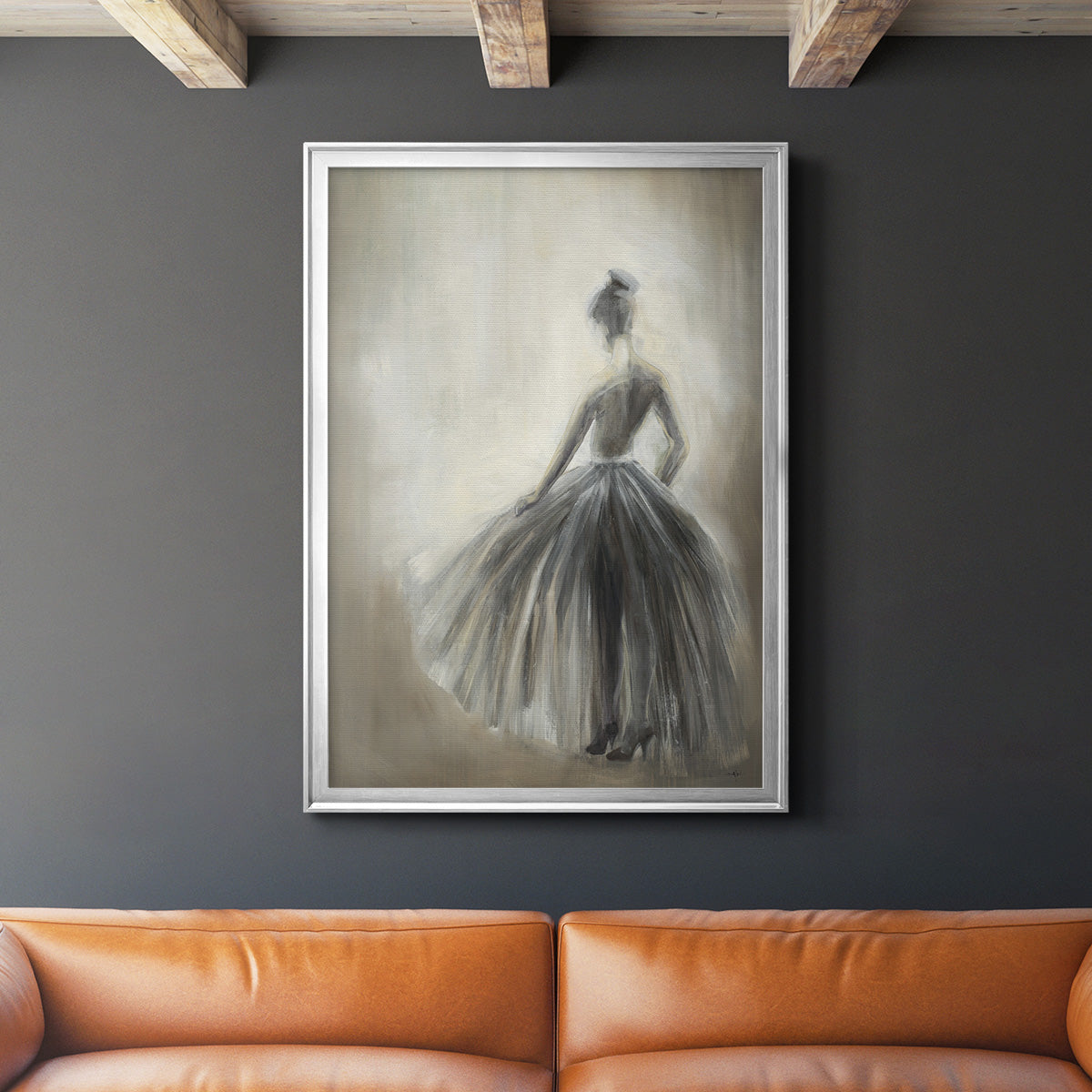 Over in the Light -  Framed Canvas Print