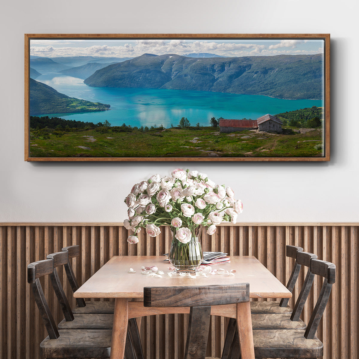 Reflection II - Floater Framed Canvas Print