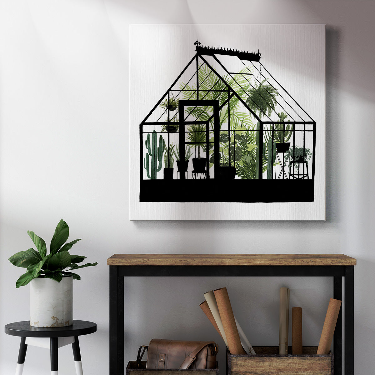 Glass House I - Canvas Art Print