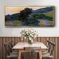 Sunset at Giverny, 1886 - Floater Framed Canvas Print