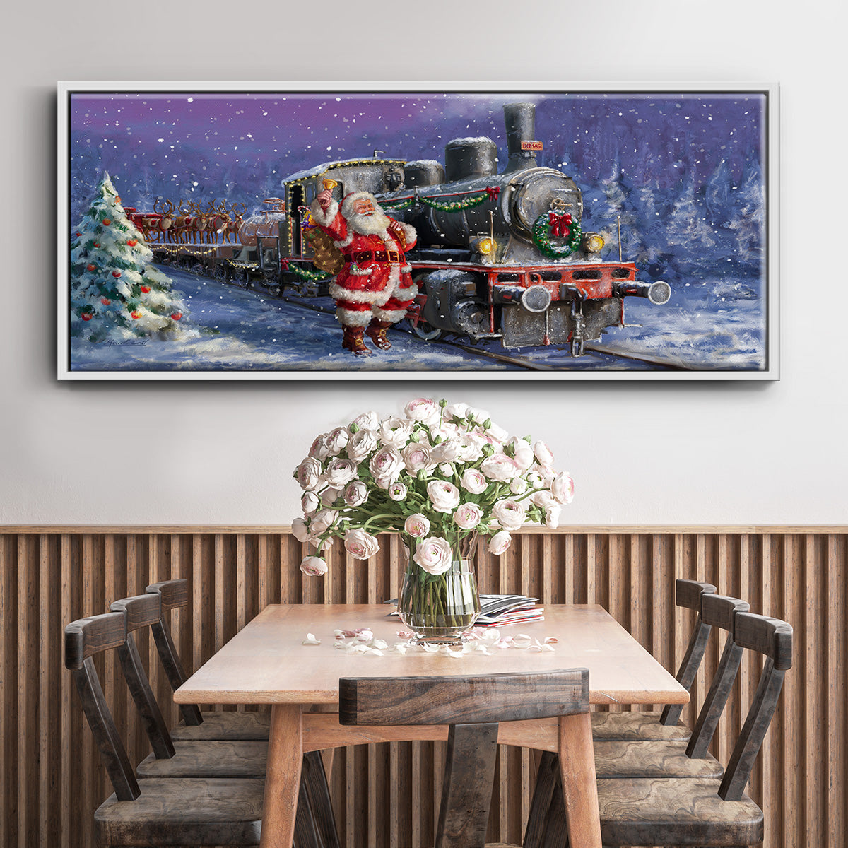 All Aboard - Floater Framed Canvas Print